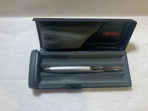 Rotring Initialen Kugelschreiber Silber. New Old Stock In Box - Bild 1 von 4