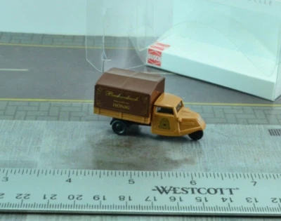 Busch 40644 Tempo Dreirad 1956 Truck HONIG Brown HO 1:87 Scale - Image 1 of 3