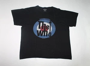 2014 The Who Shirt Rock Band Distressed Black Men's Tee Extra Large - Picture 1 of 6