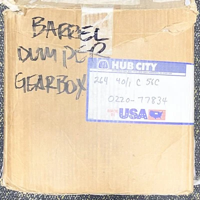 Hub City 0220-77834 Gear Reduction Box 264 Ratio 40:1 Style C WR 56C  - Image 1 of 3