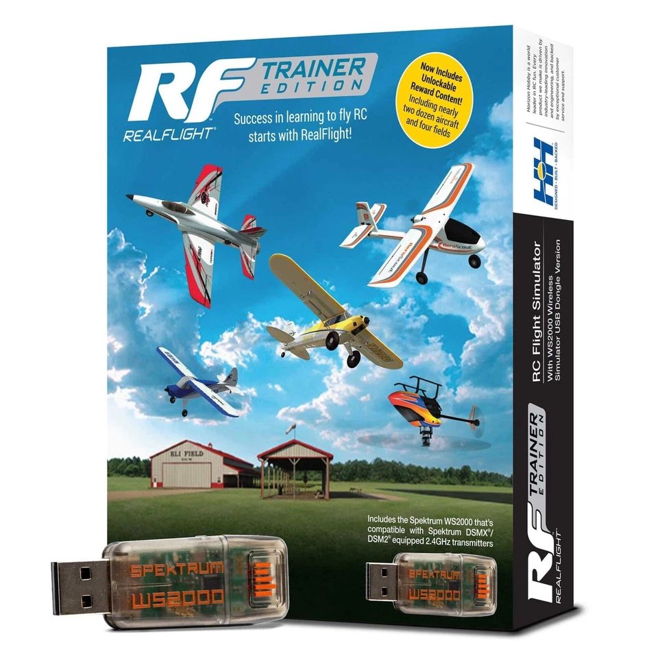 RealFlight Flug Simulator Trainer Edition mit WS2000 Wireless USB Dongle - Bild 1 von 4