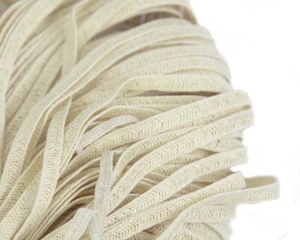 Ivory Braid Trim - Woven Ribbon 8mm  Millinery Hats Making Crafts Aussie Seller - Picture 1 of 2