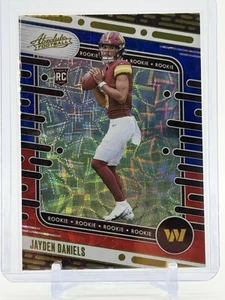 2024 Panini Absolute JAYDEN DANIELS #102 Kaleidoscope Red White Blue Case Hit ๐ - Picture 1 of 6