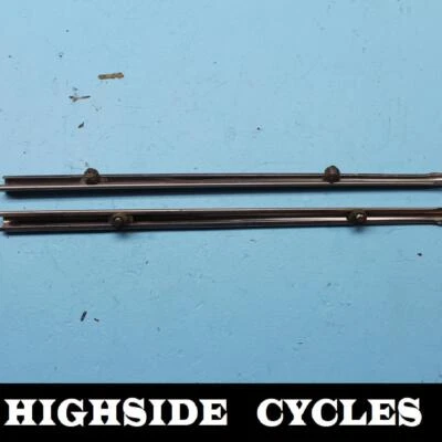 1292 01 HARLEY-DAVIDSON ELECTRA GLIDE ACERO INOXIDABLE GUARDABARROS DELANTERO MOLDURA LATERAL Foto 1 de 4