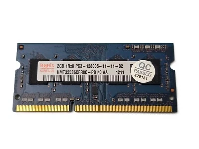 Barrette mémoire -DDR3 - PC3-12800 - 2 Go - Test via MemTest86 - 0 erreur (ram) - Photo 1/2