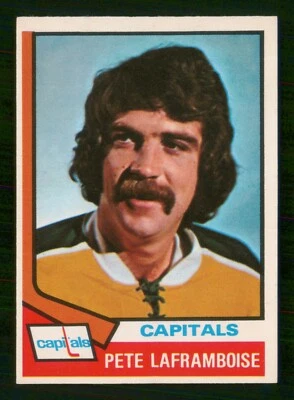 PETE LAFRAMBOISE 1974-75 O-PEE-CHEE 74-75 NO 166 EXMINT+  59776 - Image 1 of 2