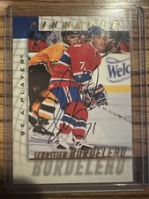1997-98 Pinnacle Be A Player Autographs Sebastien Bordeleau