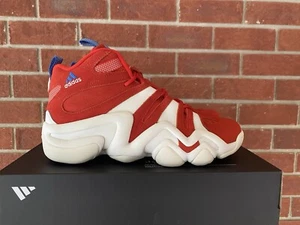 Adidas Size 9.5 Mens Crazy 8 Philly Red White Blue New Sneakers Basketball Shoes - Picture 1 of 15