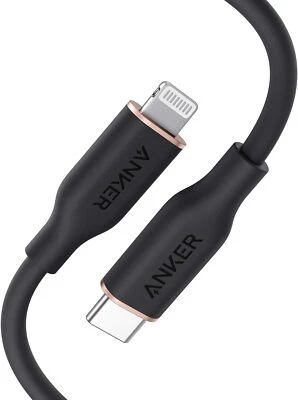 Anker USB-C to Lightning Cable, 641 Cable (Black, 3ft) MFi Certified - Image 1 of 4