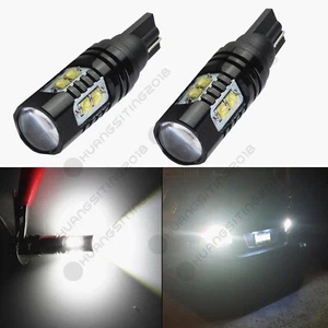 USA 2x 50W Brand 921 912 T10 T15 LED 6000K HID White Backup Reverse Lights Bulb - Picture 1 of 11