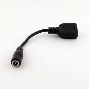 USB 2.0 Female To DC Tip 4.8x 1.7mm Female CCTV DC Power Adapter Converter Cable - Picture 1 of 5