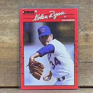 1990 Donruss Baseball Card #166 Nolan Ryan Texas Rangers HOF The Ryan Express!! - Picture 1 of 2