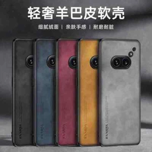 For Nothing Phone 2A Plus Luxury Leather Retro Business Soft Rubber Case Cover - Picture 1 of 6