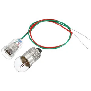 1Set E10 Screw Base 6.2V Bulb Miniature Light Warm Yellow w 3Pcs Lamp Holders - Picture 1 of 7