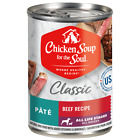 Chicken Soup for The Soul Beef All Stages Wet Dog Food 12x13.2oz. Case 12Cans