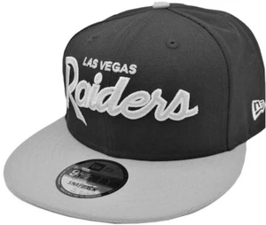 New Era Las Vegas Oakland Raiders Snapback Cap Black TC Script 9fifty Limited - Bild 1 von 2