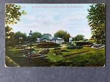 Flower Garden At Union Park Des Moines IA Litho Postcard H3021080736