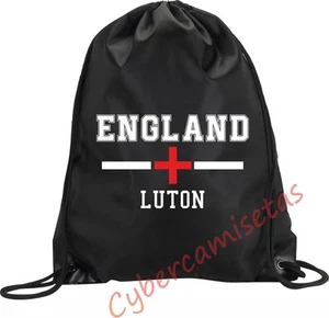 MOCHILA BOLSA SACO LUTON BOLSO GIMNASIO BOLSA DEPORTE INGLATERRA MODELO 1 - Picture 1 of 1