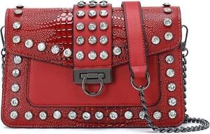 Purse for Women Trendy Leather Shoulder Bag Chain Ladies Crossbody Bags Vinta... - Picture 1 of 1