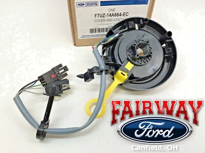 97 thru 04 E-150 E-250 E-350 E-450 OEM Ford Horn mola de relógio de contato sem cruzeiro - Imagem 1 de 4