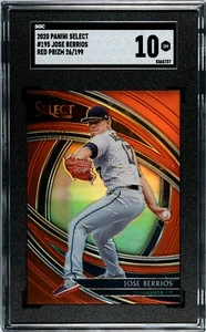 2020 Panini Select #195 Jose Berrios RED PRIZM /199 SGC 10 GEM MINT - Picture 1 of 2