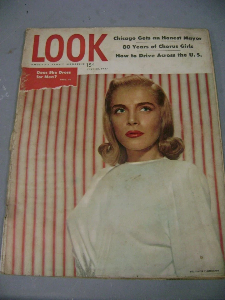 LOOK MAGAZINE JULY 22 1947 HONEST MAYOR CHORUS GIRLS ACROSS THE US WOMAN COVER Foto 1 de 1