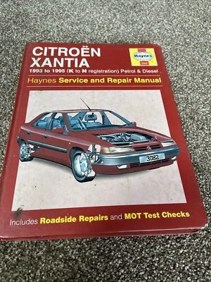 Haynes Service And Repair Manual No. 3082. Citroen Xantia. 1993-95. (K to N Reg) - Image 1 of 4