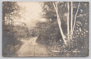Antrim NH New Hampshire Trennung der Wege Kreuzung RPPC Echtfoto Postkarte - Bild 1 von 2