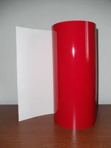 Cardinal Red Vinyl -12" width roll -Sign Decal Sheet -High Gloss -BY THE FOOT - Picture 1 of 1