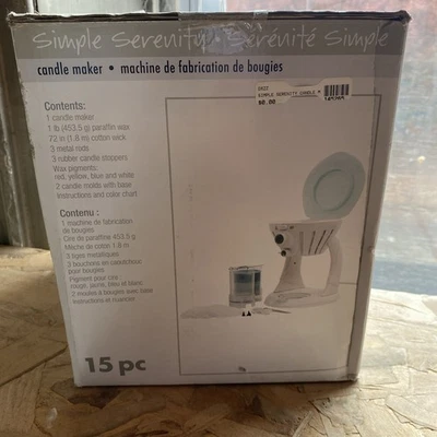 American Crafts We R Memory Keepers Wick Candle Maker Machine Kit - NEW 15 Pc - Image 1 of 2