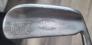 Antique Vintage W.L. Crummy Northwood St. Paul Hickory Wood Shaft Golf Putter - Picture 1 of 10