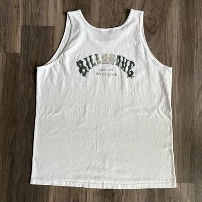 Camiseta sin mangas vintage Billabong camiseta musculosa sin mangas para hombre talla L años 90 Foto 1 de 4
