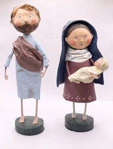 Figuras de Belén de Navidad Lori Mitchell Joseph Virgen María Sosteniendo al Niño Jesús - Imagen 1 de 8