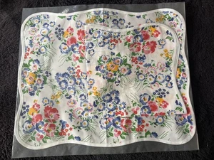 D Porthault Mille Fleurs Multi Color Placemat And Napkin Set NEW - Picture 1 of 4