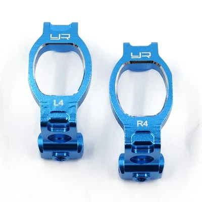 Yeah Racing TATT-081BU Aluminum Front C Hub Set for Tamiya TT-02 Type-SRX - Image 1 of 4