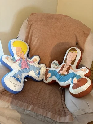 Beavis And Butthead 枕头 20 英寸 x 20 英寸全新带标签 — 第 1/4 张图片