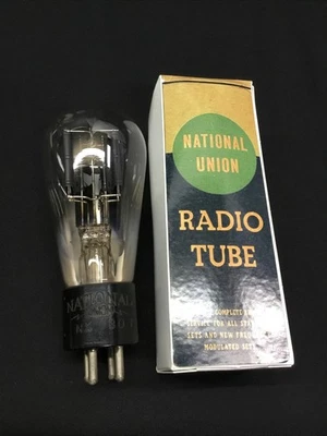 NATIONAL UNION NX 80 (280) глобус радио выпрямитель вакуумная трубка проверена 11.9282 - Изображение 1 из 2