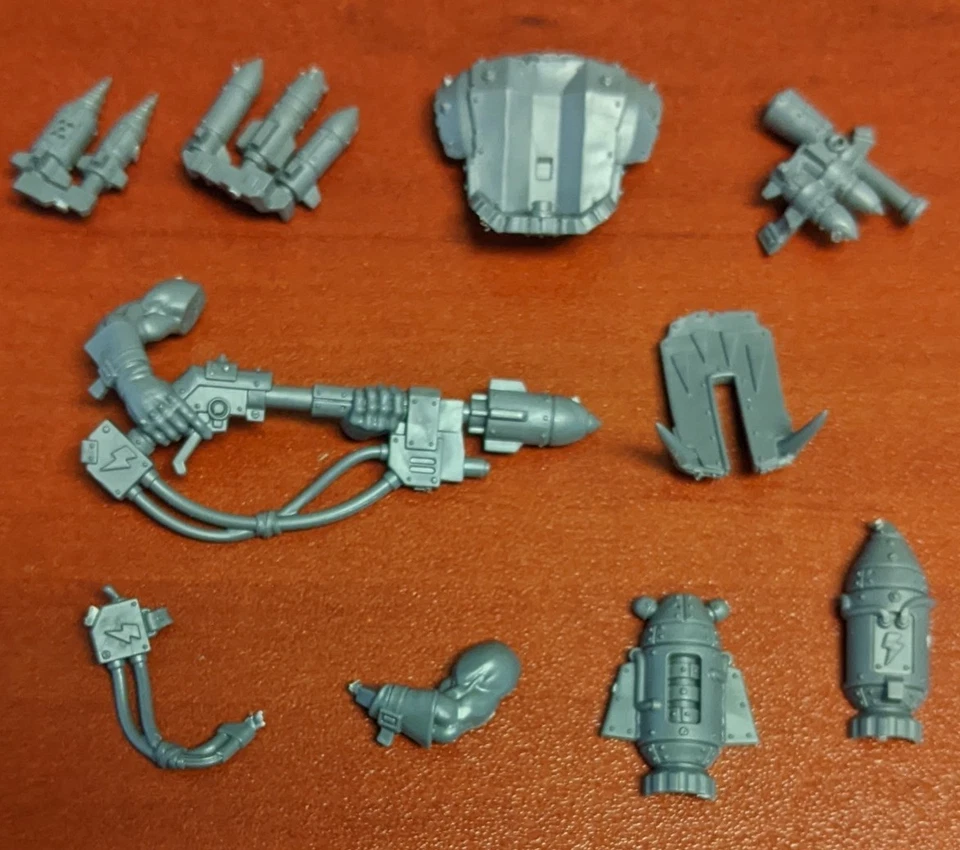 Tankbusta Rokkiteer Bits - Warhammer 40k Kill Team Pulsa Rokkit Rack Orks Wrecka - Image 1 of 1