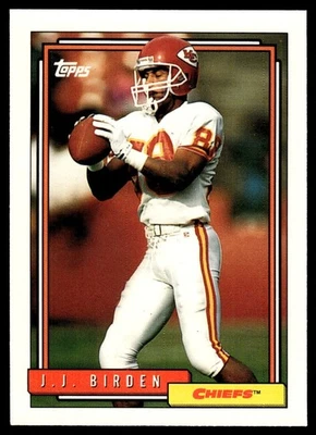 1992 Topps J.J. Birden Kansas City Chiefs #746 - Image 1 of 2