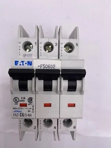 Moeller FAZ-C6/3-NA 3 Pole Circuit Breaker - Picture 1 of 5
