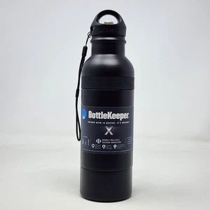 BottleKeeper Portabotellas de Cerveza Aislado de Acero Inoxidable Negro NUEVO - Imagen 1 de 12