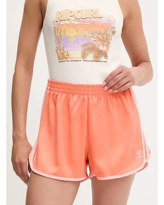 Pantalones Cortos Adidas Mujer Originales 3 Rayas Talla S NUEVO JD3122 NARANJA Foto 1 de 3