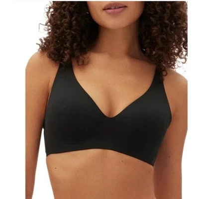 Sutiã sem fio Gap Body novo com etiquetas tamanho 34DD preto Everyday Essentials GPW00355 - Imagem 1 de 4