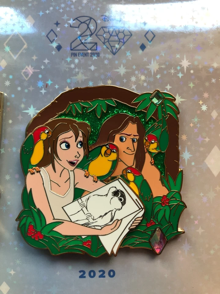 Prendedor Disney Jane y Tarzán - Si estuviéramos allí | Celebrando 25 años de evento Foto 1 de 1