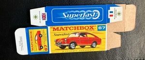Matchbox #67b Volkswagen 1600 TL ‘68-‘70 Type F Repro Box - Picture 1 of 2