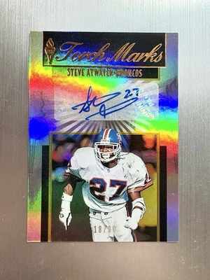 Steve Atwater 2019 Panini Passing The Torch Marks #TM-SA Auto #’d /99 Broncos - Image 1 of 2