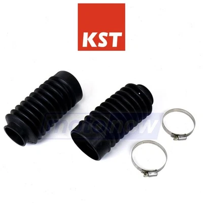 K&S Fork Boot Kit for 2011 Triumph Bonneville T100 Jet Black - Suspension jv Foto 1 de 4