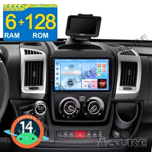 128GB Android Carplay Radio GPS For 2Din Fiat Ducato Peugeot Boxer Citroen Relay - Picture 1 of 14