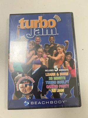 Turbo Jam 5 Rockin Workouts DVD Beachbody 2 Disc Set Chalene Johnson - Image 1 of 2