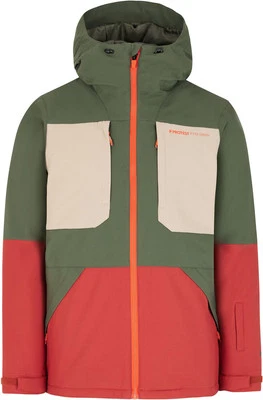 PRTENSTONE BARN RED Ski Jacke Herren Protest Ski- Snowboardjacke  - Bild 1 von 4